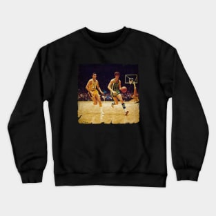 Pete 'Pistol' Maravich vs Jerry West 'The Logo' Crewneck Sweatshirt